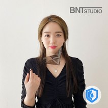 비엔티스튜디오 연예인 3D 방수 립뷰 클리어 블랙 투명 마스크, free, 클리어마스크(블랙투명)