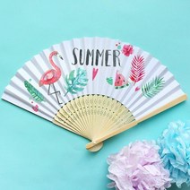 도토리디자인 종이 합죽선 1p 크라프트지