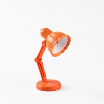 인테리어 아기방 어린이 DIY 가정 미니 테이블 램프 천장 조명 LED 라이트 인형 집 장난감 선물 미니어처 가구, [03] A-orange
