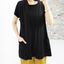 여성 쿨 조끼 여름 스판 베스트 빅사이즈