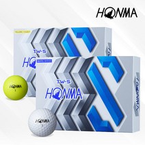 혼마 TW-S 골프공 3피스, 화이트, 12개