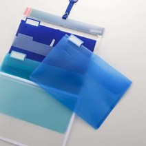 에셀트 벽걸이 파일 A4(3단), 블루(COOL)