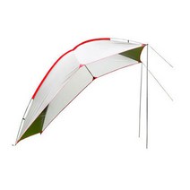 위너리스 포시즌 차량용 타프+보관가방 캠핑타프 그늘막, 화이트그린