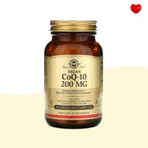 솔가 비건 CoQ-10 200mg 60 캡슐 코큐텐 코엔자임 Q10 CO 유비퀴논 효능, 1개, 기본