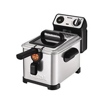 Tefal FR5111 Filtra Pro Inox & 디자인 딥 프라이어 | 2400와트 용량: 오일 3리터 독점 시스템 필터링 온도 선택: 150°C - 190°C 타이머