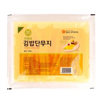 장푸드김밥단무지 3KG동서국산, 장푸드김밥단무지3kg/동서, 없음