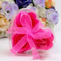 비누 꽃 상자 하트 장미 향기 목욕 바디 꽃잎 발렌타인, 05