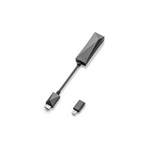 Astell&Kern 아스텔앤컨 AK HC3 하이파이 USB 듀얼 DAC 앰프 케이블 다크 그레이