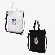 NFL 엔에프엘 NFL 쉴드로고 에코백 F214ATO030, BLACK