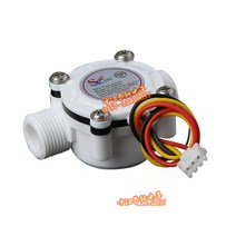 유량계 G3/8 유량 센서 나사 고급형 톱니 홀저 미터 카운터 표시기 온수기 물 디스펜서 0.3-10L/min 3-24V F 23 x Q, 한개옵션0