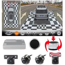 3d pro 360 파노라마 카메라 시스템 조감도 180도 소니 225 렌즈 2 24시간 주차 모니터링 diy 자동차 색상, 360만