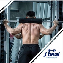 제이힐 프리미엄 스쿼트 패드 바패드 바벨 어깨 숄더 목 힙쓰러스트 힙운동 보호대 쿠션, 사각형(너비 12cm), 블랙