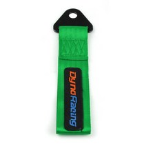 견인브라켓 견인장치 견인볼 Dynoracing 레이싱 카 견인 스트랩 로프 후크 바 나사 및 너트 없음, 04 green