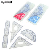 FPR084745스마트 삼각자 각도기 세트 랜덤발송 1개 미니자 문구