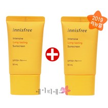 이니스프리 인텐시브 롱래스팅 선스크린 EX SPF50+ PA++++, 50ml, 2개