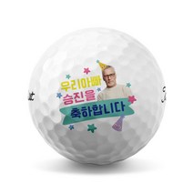 30 홀인원 기원 행운 승진 축하 골프공 로고 인쇄 제작(12구), 혼마 NEW D1 화이트 12구, C