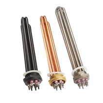 심야전기 온수보일러 사각히터 봉히터 1.52인치 3kw, DN40 250mm 220V6kw
