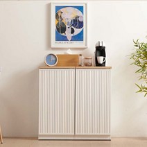 모노 템바보드 인테리어 분리수거 수납 휴지통 2P 세트 (MW143-2P), 02.수납1개+푸쉬1개