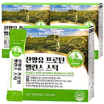 본트비 산양유 프로틴 밸런스 스틱 30포, 3박스, 2g
