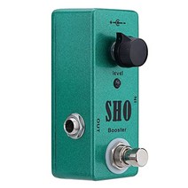 트루 바이 패스 기타 부품 및 액세서리와 MOSKYAUDIO 미니 SHO 부스터 페달 일렉트릭 기타 효과 페달, 하나, 보여진 바와 같이