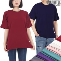 [오버니티] 에어 엠보 오버핏 반팔티 빅사이즈