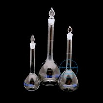 실험실 투명 석영 유리 부피 플라스크 5ml ~ 500ml 학교 실험용 화학 세트 1 개, 10ml