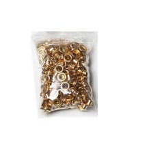 가죽공예 펀치4/6/8/10/12/14mm 100 개/대 Eyelets And Punch 다이 실버 골든 블랙 Leathercaft Clothing S, 02 100pcs gold set_04 10mm