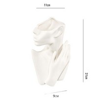 이케바나화병 프리츠한센 빈티지오브제 개운죽 화병 화병 세라믹 꽃병 룸 데코 소품 데스크톱 아트 조각, 04 D