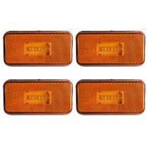볼보트럭부품 스카니아 G P R 트럭용 LED 사이드 마커 앰버 2 4 6 8 10 개-32, 2.4Pcs