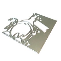 크리스마스 그놈 지팡이 금속 절단 다이 스텐실 DIY 스크랩북 앨범 종이 카드 템플릿 금형 엠보싱 공예 장식