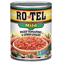 ROTEL Mild Diced Tomatoes and Green Chilies １0 Ounce(Pack of 12), 1