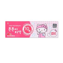튼튼이치약 헬로키티 딸기 80g / 유아치약, 2개