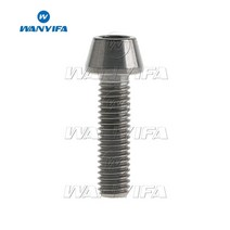 강화마루보수 벽지 깨진타일 보수 Wanyifa 티타늄 볼트 m5 x 9 16 18 20 25 30 35 40 45 50 55 60mm 알렌 키 테이퍼 헤드 볼트 나사 자전거, 원래의, 55mm