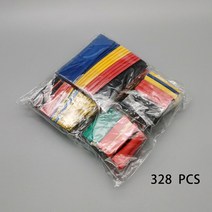 164/328pcs 세트 8 크기 열 수축 튜브 모듬 된 폴리올레핀 절연 슬리브 열 와이어 케이블, 02 328pcs, 한개옵션1