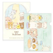리락쿠마 A4 클리어 홀더 파일 2p세트(당신의 작은 가족) (일)) 808989