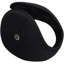 나야스타일 방한용품 귀도리 군밤 군인 귀마개, 블랙