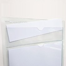 알림판 공사현황판 A4 표지판 꽂이 포켓 안내판 10개, 세로형, 상품선택