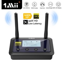블루투스동글 블루투스 수신기 송신기 1mii b03pro+ 5.0 오디오 aptx ll hd csr8675 tv pc용 hifi ldac 어댑터 lcd 화면, 플러그 없이, 블루투스 v5.0