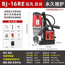 탁상 드릴링 머신 보루방 탭드릴 탭핑기 미니 전동 가정용 공작드릴 세공 천공기 밀링기, BJ-16RE M10 속도 태핑 조절가능