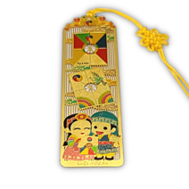 한국민예사 전통 금장 금속 책갈피 북마크 Korean bookmark 74종, 41 방패연