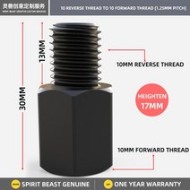 1pcs 오토바이 미러 나사 m8m10 혼다 스즈키 야마하 가와사키 베넬리 ktm 두카티 트라이엄프 aprilia 용 왼쪽오른쪽 나사, 10r  10f 블랙