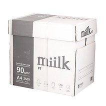 A4용지(밀크) 90G*500입 x5 BOX한국제지, 단품