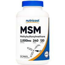 뉴트리코스트 MSM 2000mg 240테블릿