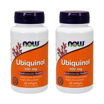 나우푸드 유비퀴놀 100mg 소프트젤, 60개입, 2개, 60정