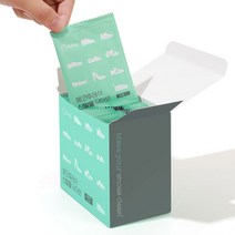 에코후레쉬 신발을 닦아봐 신발클리너 1박스 (25매) 운동화 얼룩제거 티슈