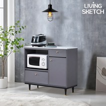 [리빙스케치]그레타 1000 주방 렌지대 뷔페장 국내제작