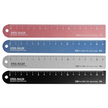 [아이비스] 1200 스틸직자 16cm 랜덤 - 쇠자 커팅자