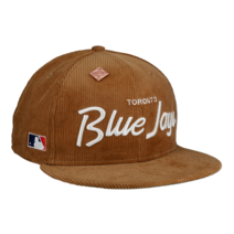 뉴에라 토론토 블루제이스 코듀로이 스크립트 9FIFTY 스냅백 모자 특별판 - 희귀