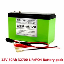 리튬 인산철 배터리 셀 배터리팩 리튬이온배터리 대용량 딥 사이클 12.8v 50ah 32700 lifepo4 은 태양 에너지 및 전기 자동차 스쿠터, 30000mah