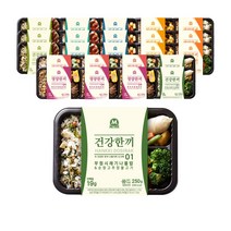 미트리 건강영양 한끼 도시락 8종 24팩 골라담기, 8종 혼합 24팩(각3팩)